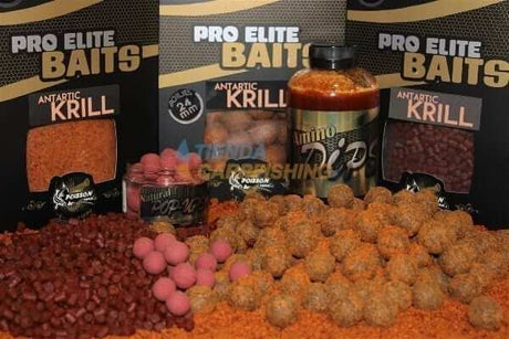 Boilies Pro Elite Baits Gold Antartic Krill 14 mm - Tienda Carpfishing
