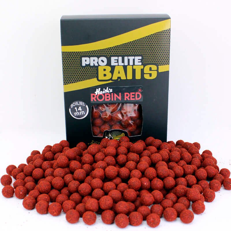 Boilies Pro Elite Baits Gold Robin Red 14 mm - Tienda Carpfishing