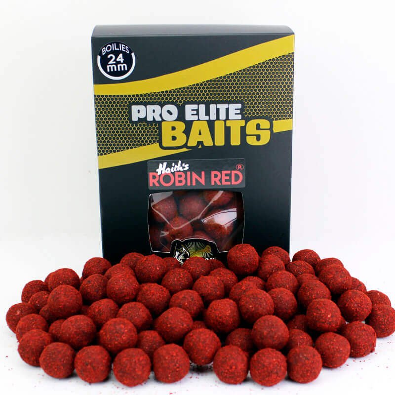 Boilies Pro Elite Baits Gold Robin Red 24 mm - Tienda Carpfishing