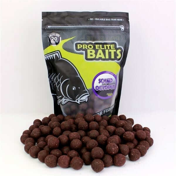 Boilies Pro Elite Baits Squid Octopus 20mm - Tienda Carpfishing
