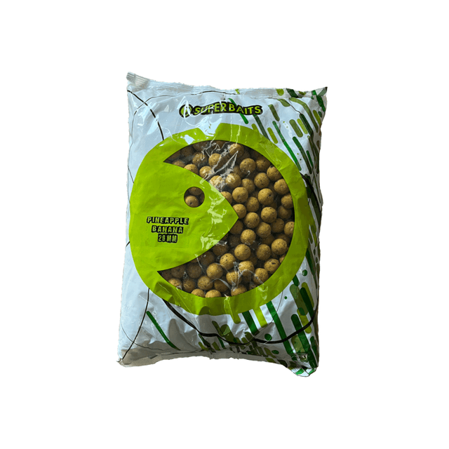 Boilies Superbaits Piña Banana 5 kg - 20 mm - Tienda Carpfishing