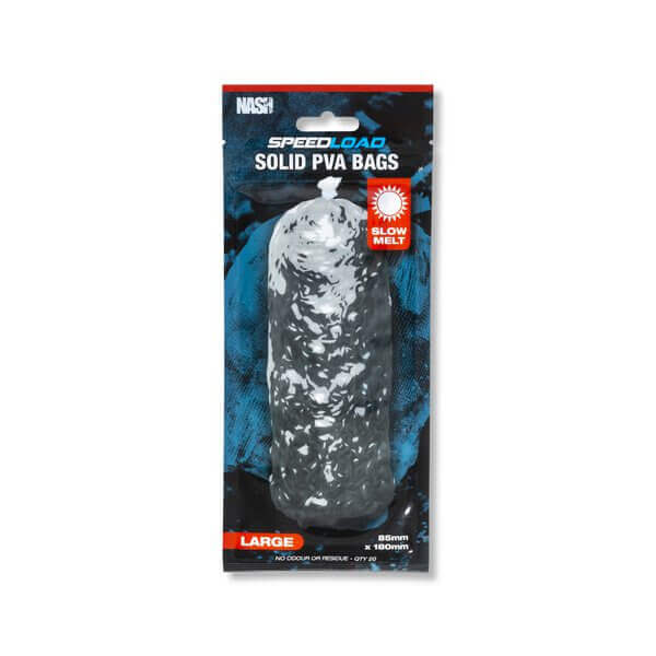 Bolsas de PVA lentas Nash L – 85 x 180 mm - Tienda Carpfishing