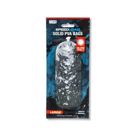 Bolsas de PVA lentas Nash L – 85 x 180 mm - Tienda Carpfishing
