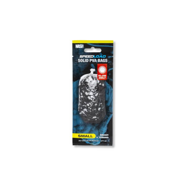 Bolsas de PVA lentas Nash S – 55 x 125 mm - Tienda Carpfishing