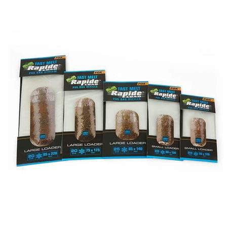 Bolsas de PVA rápidas Fox 55x120 mm - Tienda Carpfishing