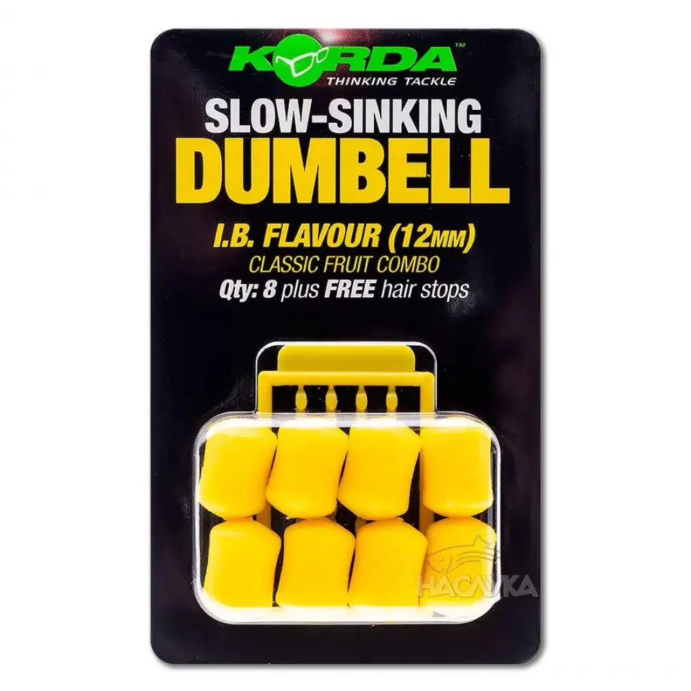 Dumbell Slow Sinking Korda IB 12 mm - Tienda Carpfishing
