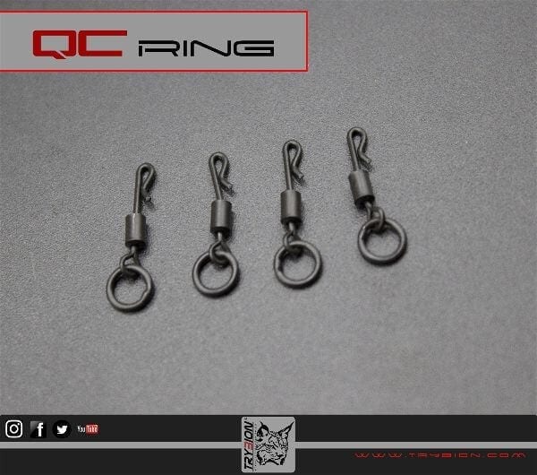Enganche rápido con anilla Trybion Talla 4 - Tienda Carpfishing