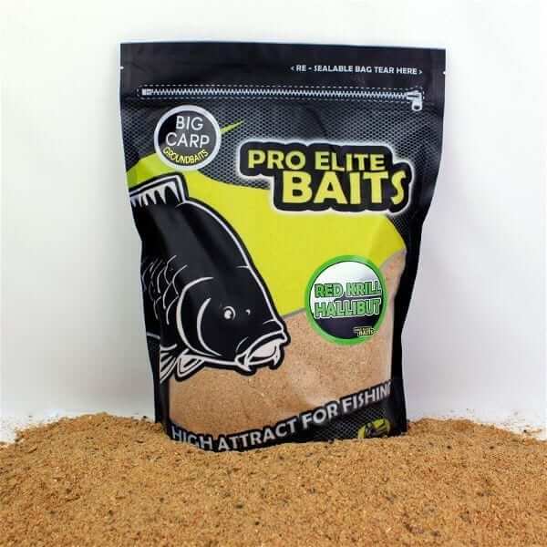 Engodo Pro Elite Baits Red Krill Halibut 1,8 Kg - Tienda Carpfishing