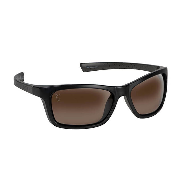 Gafas de sol polarizadas Fox Wraps Negro/Verde - Tienda Carpfishing