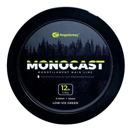 Hilo Ridge Monkey MonoCast Verde 1000 m - Tienda Carpfishing