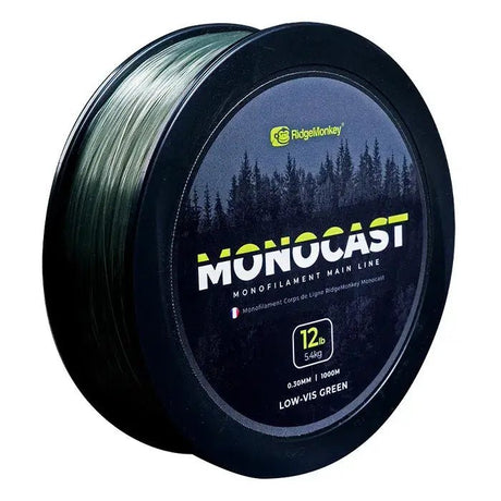 Hilo Ridge Monkey MonoCast Verde 1000 m - Tienda Carpfishing