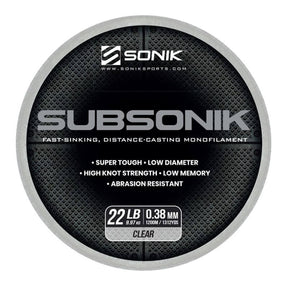 Hilo Sonik Subsonik Claro 1200 m - Tienda Carpfishing