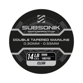 Hilo Sonik Subsonik Double Tapered Claro 990 m - Tienda Carpfishing