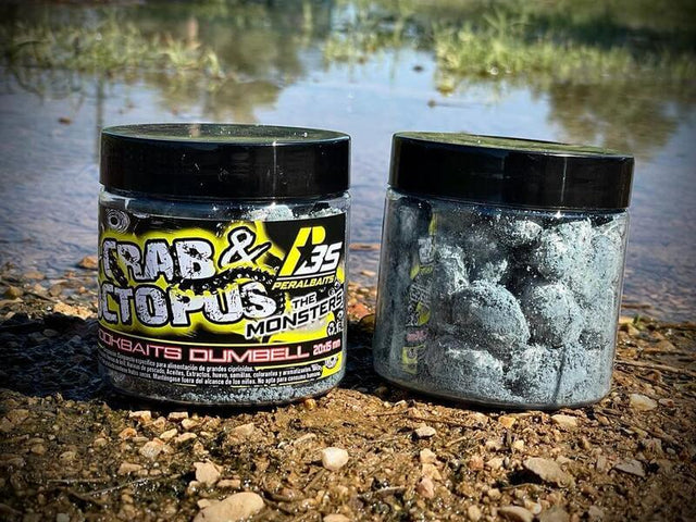 Hook Baits Dumbells Peralbaits Crab Octopus 20 x 15 mm - Tienda Carpfishing