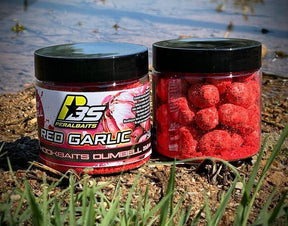 Hook Baits Dumbells Peralbaits Red Garlic 20 x 15 mm - Tienda Carpfishing