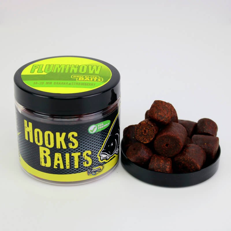 Hook Pellets Fluminow Pro Elite Baits Banana Strawberry 14 - 20 mm - Tienda Carpfishing