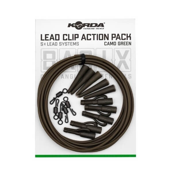 Lead Clip Action Pack Korda Basix - Tienda Carpfishing