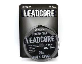 Leadcore ESP Silt Grey 45 lb / 25 m - Tienda Carpfishing