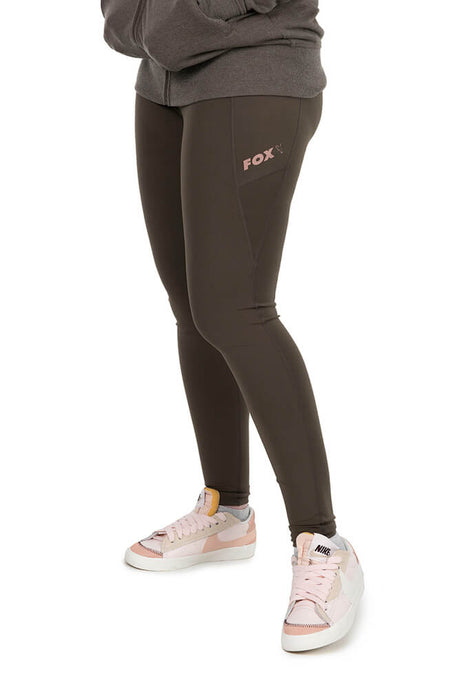Leggins Mujer Fox WC Verdes - Tienda Carpfishing