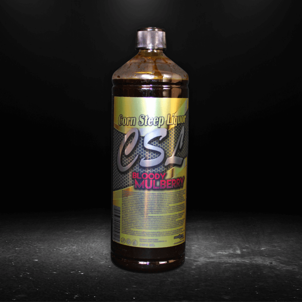 Líquido CSL Pro Elite Baits Gold Bloody Mulberry - Tienda Carpfishing
