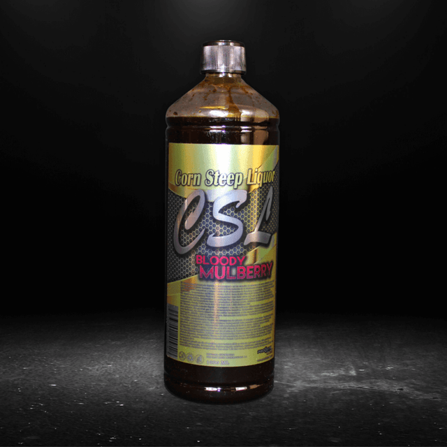 Líquido CSL Pro Elite Baits Gold Bloody Mulberry - Tienda Carpfishing