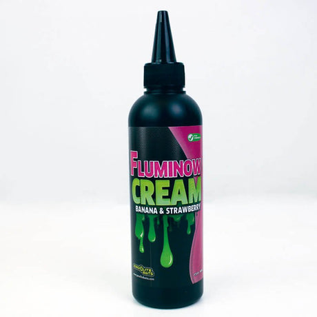 Líquido Fluminow Cream Pro Elite Baits Banana Strawberry 150 ml - Tienda Carpfishing