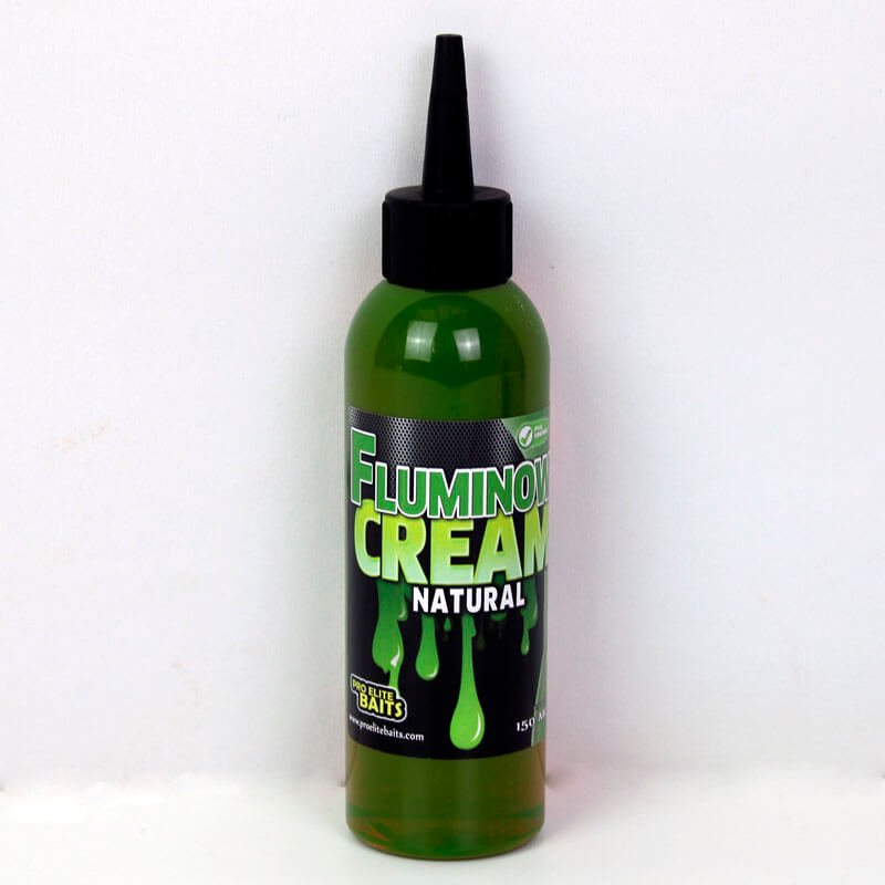 Líquido Fluminow Cream Pro Elite Baits Natural 150 ml - Tienda Carpfishing