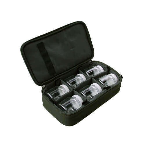 Macuto con botes para cebos Virux - Tienda Carpfishing