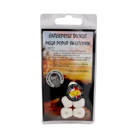 Maiz Enterprise flotante blanco mega - Tienda Carpfishing