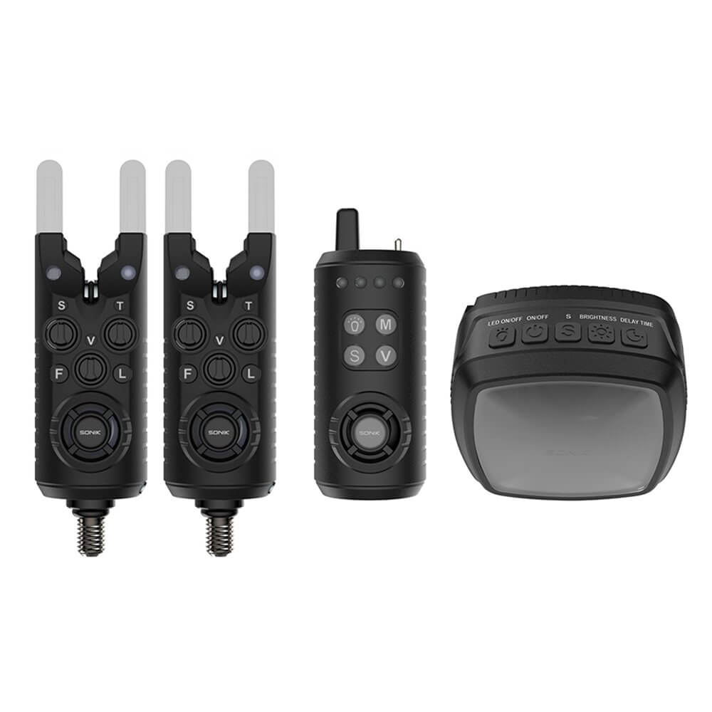 Maletín de alarmas 2+1 Sonik Gizmo2 - Tienda Carpfishing