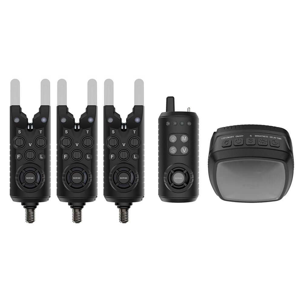 Maletín de alarmas 3+1 Sonik Gizmo2 - Tienda Carpfishing