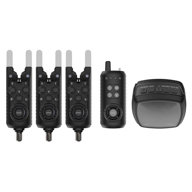 Maletín de alarmas 3+1 Sonik Gizmo2 - Tienda Carpfishing