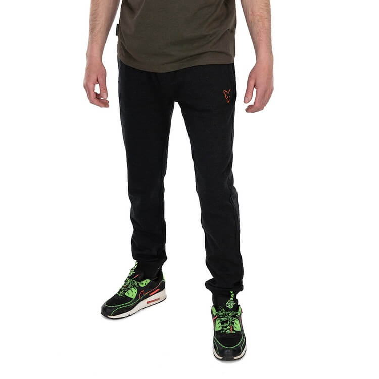 Pantalón Fox Collection LW Negro y Naranja - Tienda Carpfishing