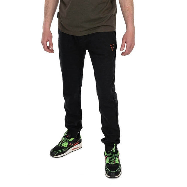 Pantalón Fox Collection LW Negro y Naranja - Tienda Carpfishing