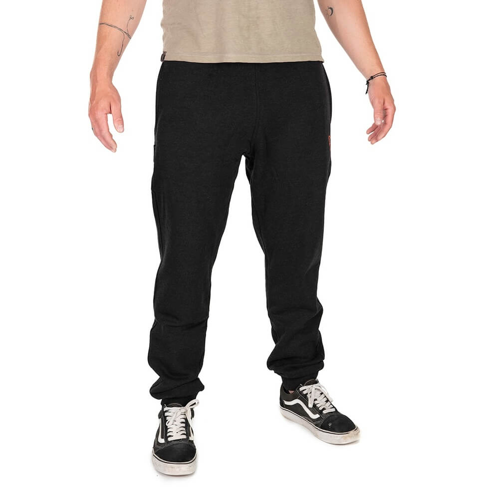 Pantalón Fox Collection Negro y Naranja - Tienda Carpfishing