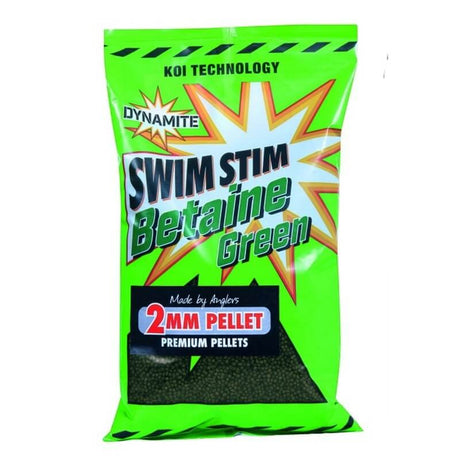 Pellets Dynamite Baits Swim Stim Betaine Green 8 mm - Tienda Carpfishing