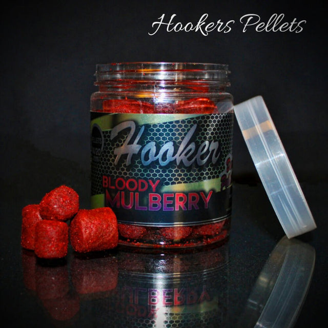 Pellets Hookers Pro Elite Baits Gold Bloody Mulberry 14 - 20 mm - Tienda Carpfishing