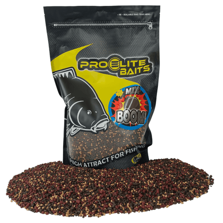 Pellets Pro Elite Baits Mix Boom 2 - 6 mm 2,5 kg - Tienda Carpfishing