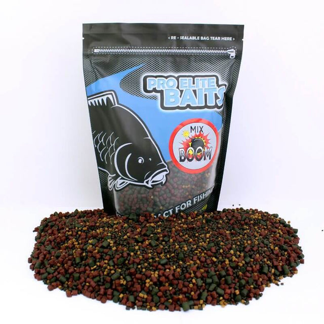 Pellets Pro Elite Baits Mix Boom 2 - 6 mm - Tienda Carpfishing