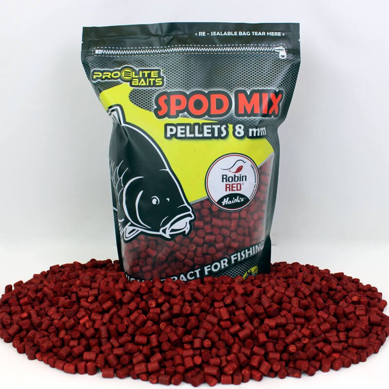Pellets Spod Mix Pro Elite Baits Robin Red 8 mm - Tienda Carpfishing