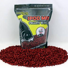 Pellets Spod Mix Pro Elite Baits Robin Red 8 mm - Tienda Carpfishing