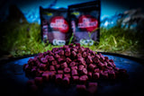 Pellets Taladrados Pro Elite Baits Black Halibut 20 mm - Tienda Carpfishing