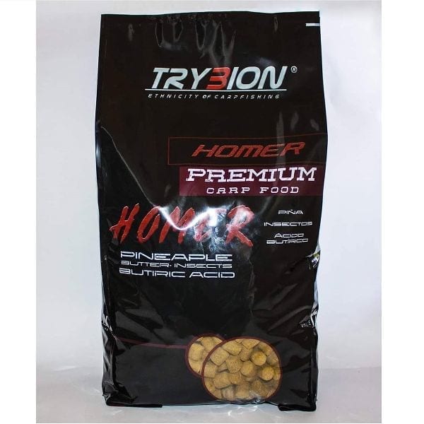 Pellets Trybion Homer 4 KG 15 mm - Tienda Carpfishing