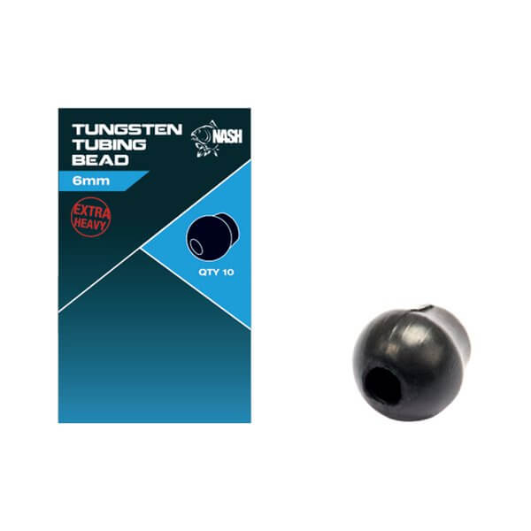 Perlas Tungsteno Tubing Nash 6 mm - Tienda Carpfishing