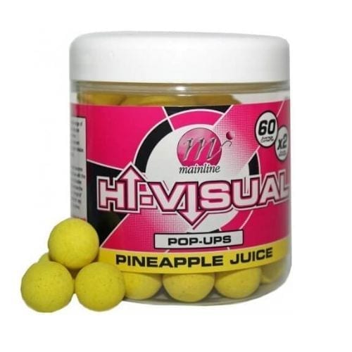 Pop Ups Mainline Hi Visual Piña 15 mm - Tienda Carpfishing