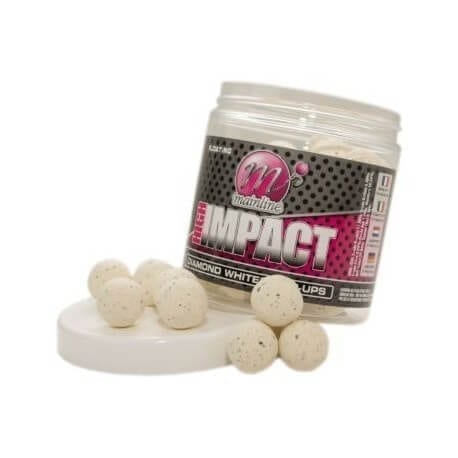 Pop Ups Mainline High Impact Diamante Blanco 15 mm - Tienda Carpfishing