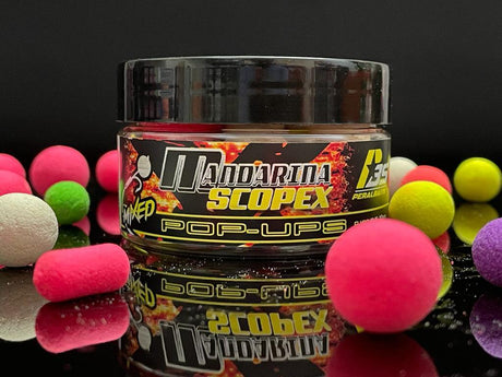 Pop ups Peralbaits Mandarina Scopex - Tienda Carpfishing