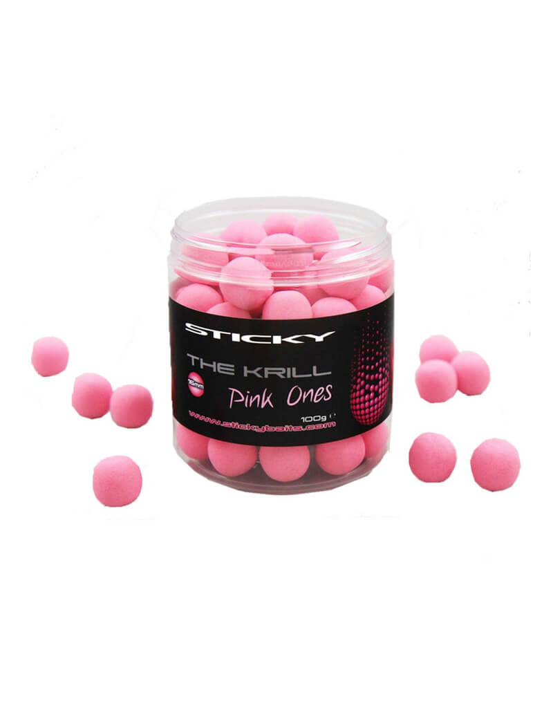 Pop Ups Sticky Krill rosas 12 mm - Tienda Carpfishing