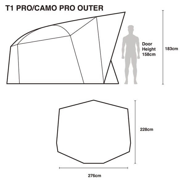 Refugio Nash Titan T1 Pro Camo - Tienda Carpfishing
