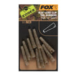 Safety Lead Clip Tail Rubbers Fox Camo 10 - Tienda Carpfishing